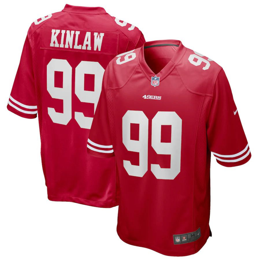 Men San Francisco 49ers #99 Javon Kinlaw Nike Scarlet Game NFL Jersey